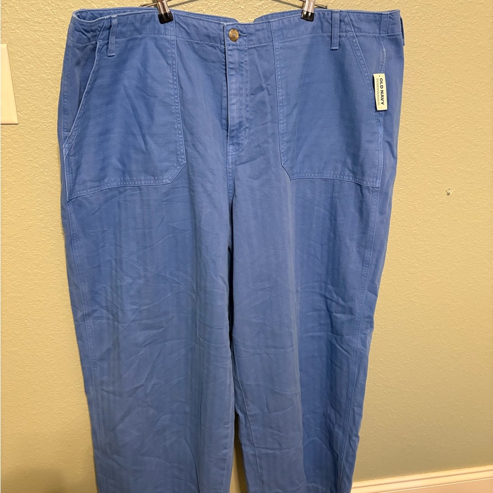 Old Navy Light Blue Wide Leg Jeans